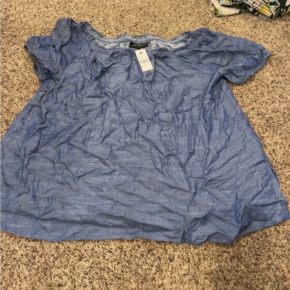 Lane Bryant Blue Women’s Top Size 10/12